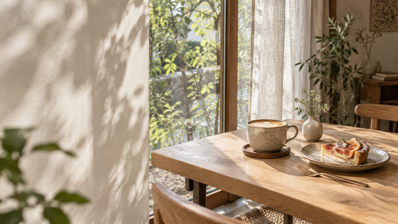 CAFE LUNEのカフェ空間見本